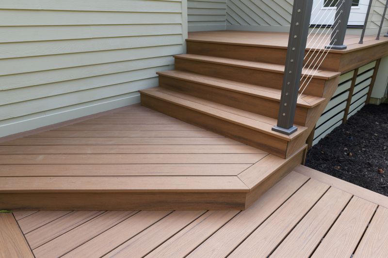 Deck with Stairs and Railings